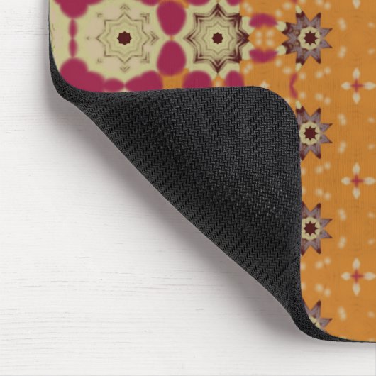 Unique Geometric Pale orange mouse pad Muismat (Hoek)