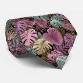 Unique Gifts For Husband Tropical Floral Stropdas (Opgerold)