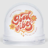 Unique Good Vibes Collectible Snow Globe Sneeuwbol (Achterkant)