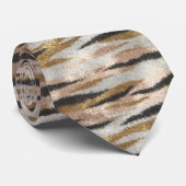 Unique Graduation Gifts For Him Tiger Stropdas (Opgerold)