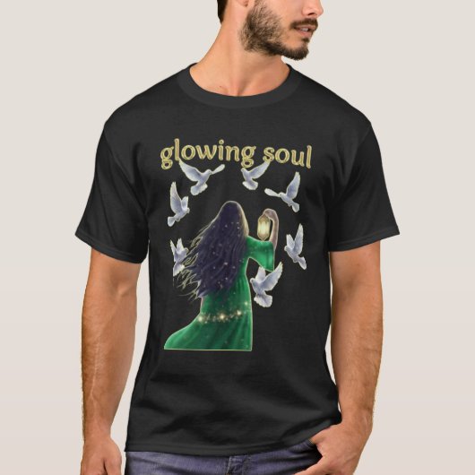 Unique Graphic Glowing soul T-shirt (Voorkant)