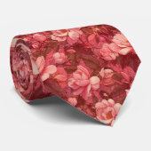 Unique Groomsmen Gift Gardenias Stropdas (Opgerold)