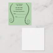 Unique Hair Stylist Theme Appointment Cards Afsprakenkaartje (Voorkant / Achterkant)