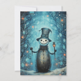 Unique Hand Drawn Christmas Cards Feestdagenkaart