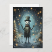 Unique Hand Drawn Christmas Cards Feestdagenkaart (Voorkant / Achterkant)