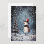 Unique Hand Drawn Christmas Cards Feestdagenkaart (Voorkant / Achterkant)