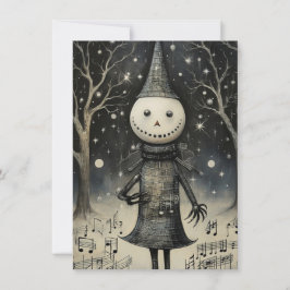 Unique Hand Drawn Christmas Cards Feestdagenkaart