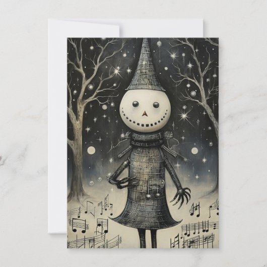 Unique Hand Drawn Christmas Cards Feestdagenkaart (Voorkant)