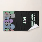 Unique Hand Drawn Multi Coloured Aliens Bad Handdoek (Handdoek)