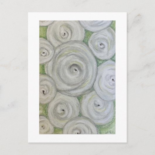 Unique hand drawn roses.  Original artwork Briefkaart (Voorkant)