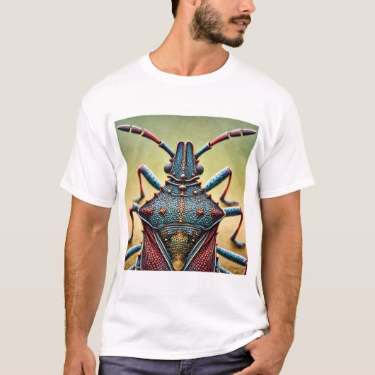 Unique Headed Bug 060824IREF240 - Watercolor T-shirt (Voorkant)