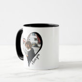 Unique Heart Mom I Love You Custom Photo Mok (Voorkant links)