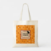 Unique Ice Cream Social Worker Tote Bag (Achterkant)