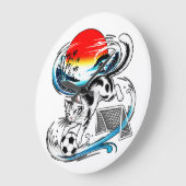 Unique Japanese Soccer Cat For Home, Office & Art  Grote Klok (Hoek)