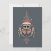 Unique Jumping Spider Christmas Cards Feestdagenkaart (Voorkant)