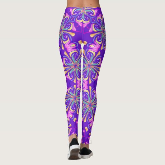 Unique leggings purpple (Achterkant)