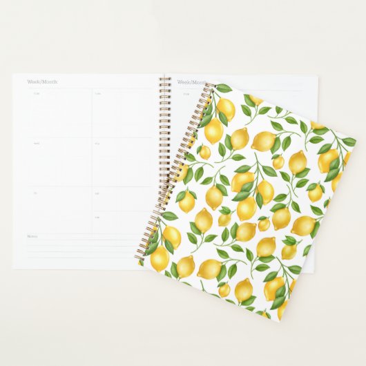 Unique Lemons Planner Journal (Display)