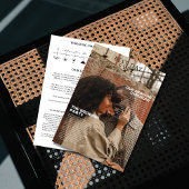 Unique Magazine details tijdlijn foto bruiloft Kaart