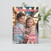 Unique Magazine Hoesje kerstvakantie Kaart (Staand voorkant)