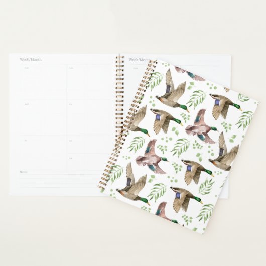 Unique Mallard Ducks Planner Journal (Display)