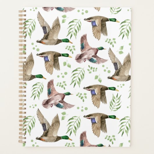 Unique Mallard Ducks Planner Journal (Voorkant)
