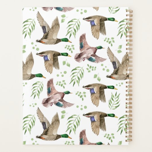 Unique Mallard Ducks Planner Journal (Achterkant)