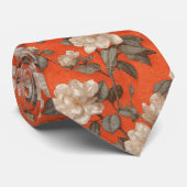 Unique Mens Fashion Gardenias Flower Stropdas (Opgerold)