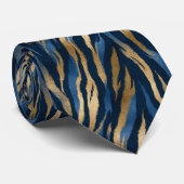 Unique Menswear Ties Animal Print Stropdas (Opgerold)