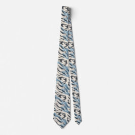 Unique Menswear Ties Tiger Print Stropdas