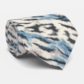 Unique Menswear Ties Tiger Print Stropdas (Opgerold)