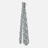 Unique Menswear Ties Tiger Print Stropdas (Achterkant)