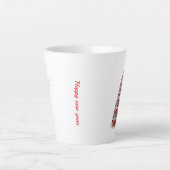 Unique New Year Mug Gift2026 Latte Mok (Voorkant)
