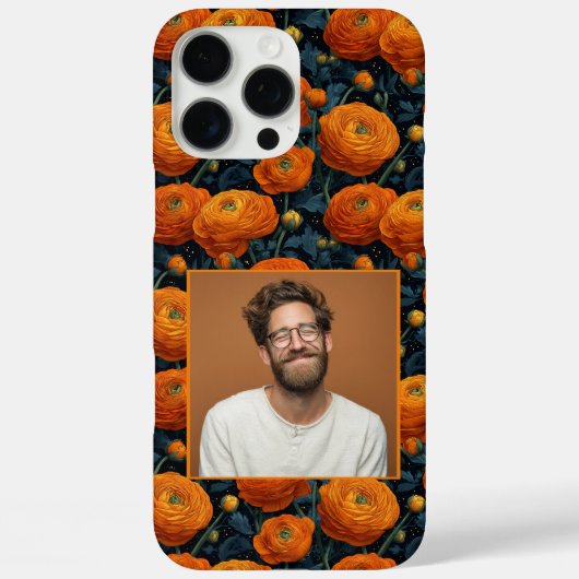Unique Newlywed Gift Ranunculus Flower Photo  Case-Mate iPhone Case (Achterkant)