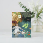 Unique Ophelia Mixed Media Collage Briefkaart (Staand voorkant)