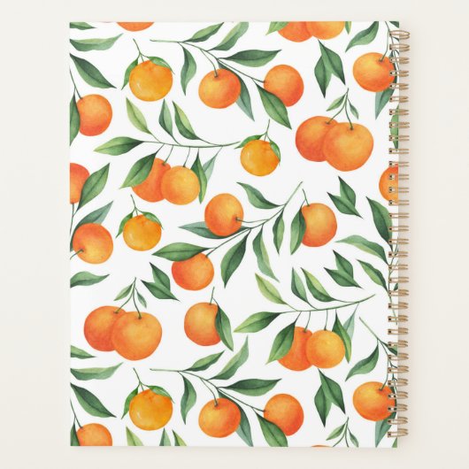 Unique Oranges Planner Journal (Achterkant)