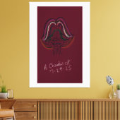 Unique Original Animation Stretched Canvas (Insitu (Woonkamer))