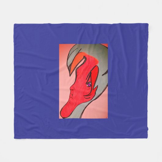 Unique Original Character Art  Fleece Deken (Voorkant (Horizontaal))