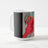 Unique Original Character Art Mug Koffiemok (Voorkant links)
