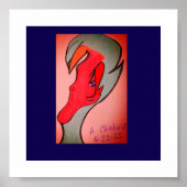 Unique Original Character Art Poster (Voorkant)