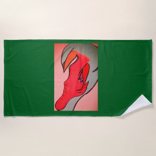 Unique Original Character Art Strandlaken (Voorkant)