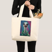 Unique Ostrich design Grote Tote Bag (Voorkant (product))