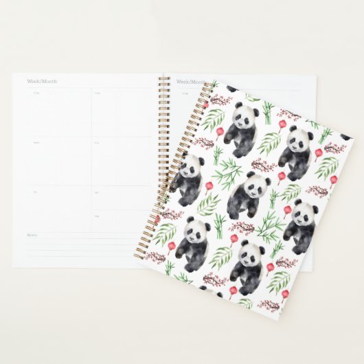 Unique Pandas Planner Journal (Display)