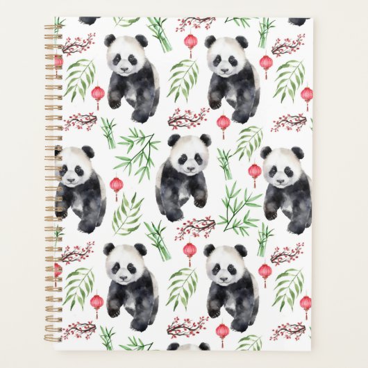Unique Pandas Planner Journal (Voorkant)