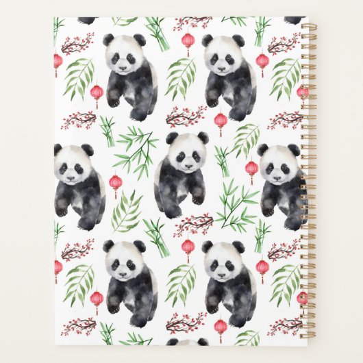 Unique Pandas Planner Journal (Achterkant)