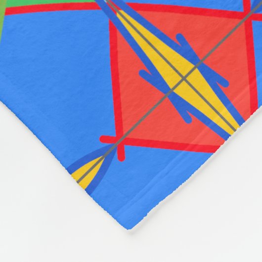 Unique Pattern Abstract Fleece Blanket (Hoek)