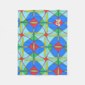Unique Pattern Abstract Fleece Blanket (Voorkant)