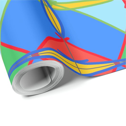 Unique Pattern Abstract Wrapping Paper Cadeaupapier (Rol Hoek)