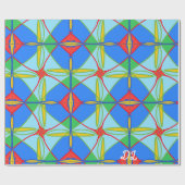 Unique Pattern Abstract  Wrapping Paper Cadeaupapier (Vlak)