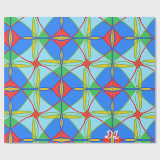 Unique Pattern Abstract  Wrapping Paper Cadeaupapier