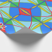 Unique Pattern Abstract Wrapping Paper Cadeaupapier (Hoek)